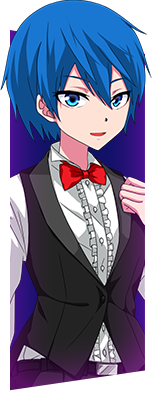 blue character