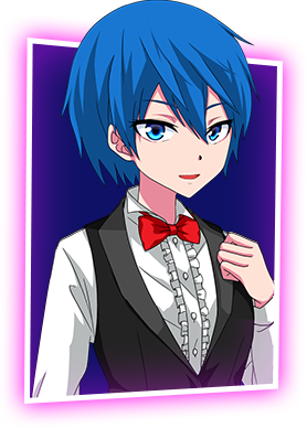 blue character
